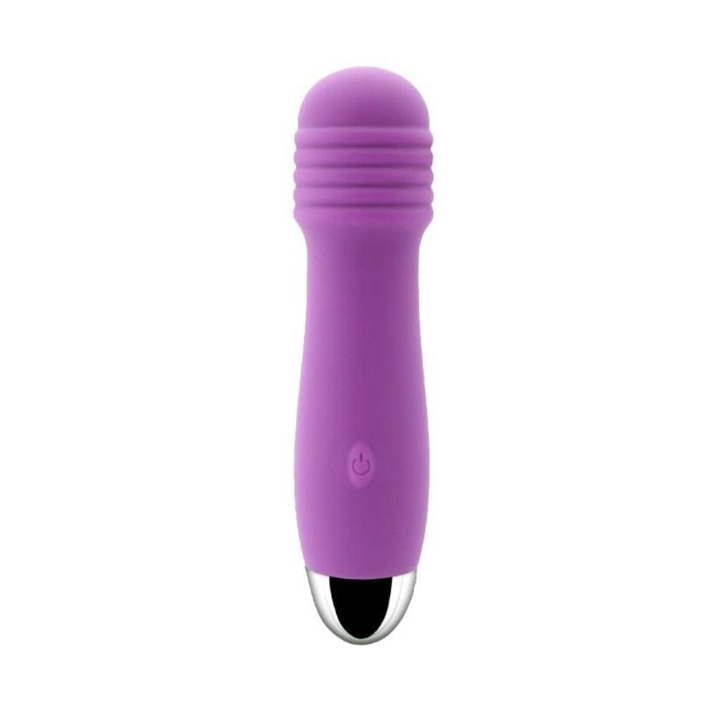 You are looking at an image of Pocket Wand Mic Mini Wand Massager in hot pink color.