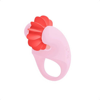 Here is an image of the Pleasure Windmill Silicone Vibrating Cock Ring for Her transforming every sexual encounter into a sensorial masterpiece of pleasure.