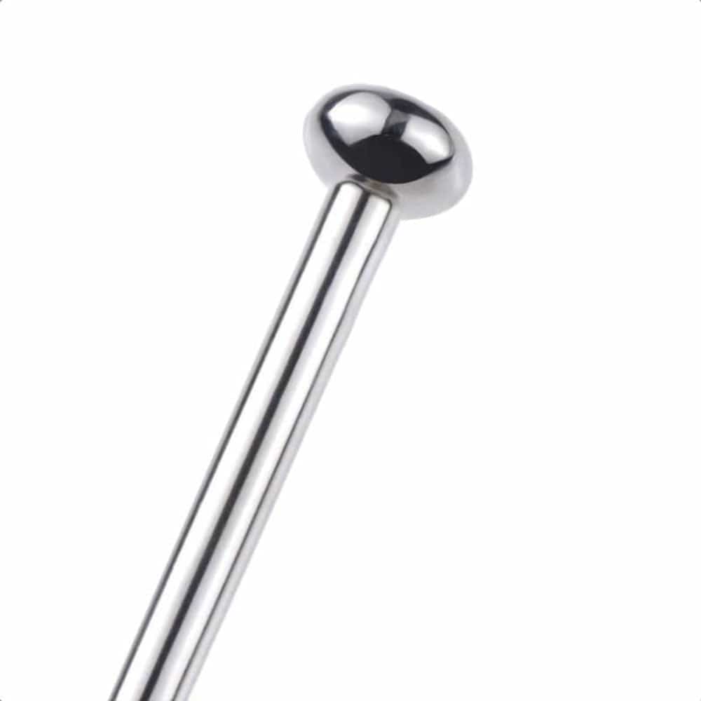 Take a look at an image of a body-safe stainless steel penis plug for worry-free intimate moments.