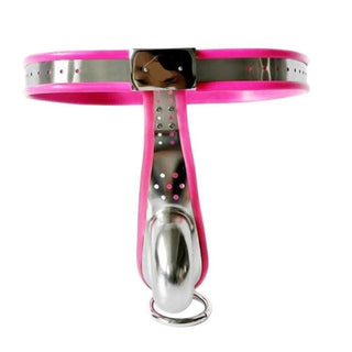 Image showcasing a chastity belt for those seeking a more comfortable alternative to cages.