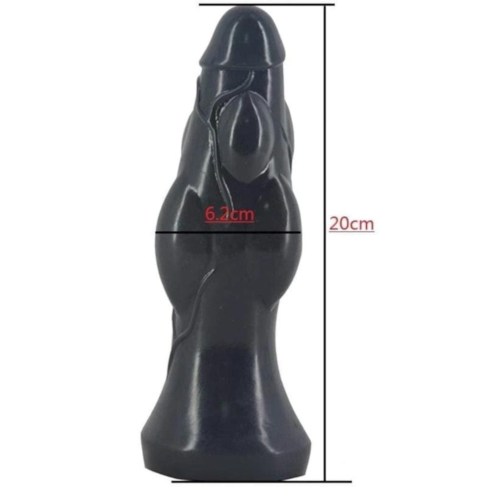 Image of Soft and Flexible Large 8 Inch Knot Dildo offering a variety of colors to match your preferences.