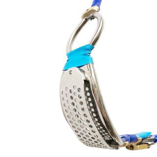 Female Chastity Get Locked Belt, crafted from stainless steel with a cool and robust exterior.