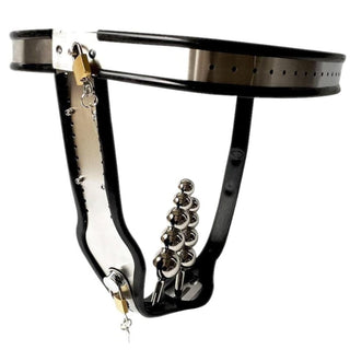 Featuring an image of Locked and Loaded Belt crafted from durable stainless steel and comfortable silicone.