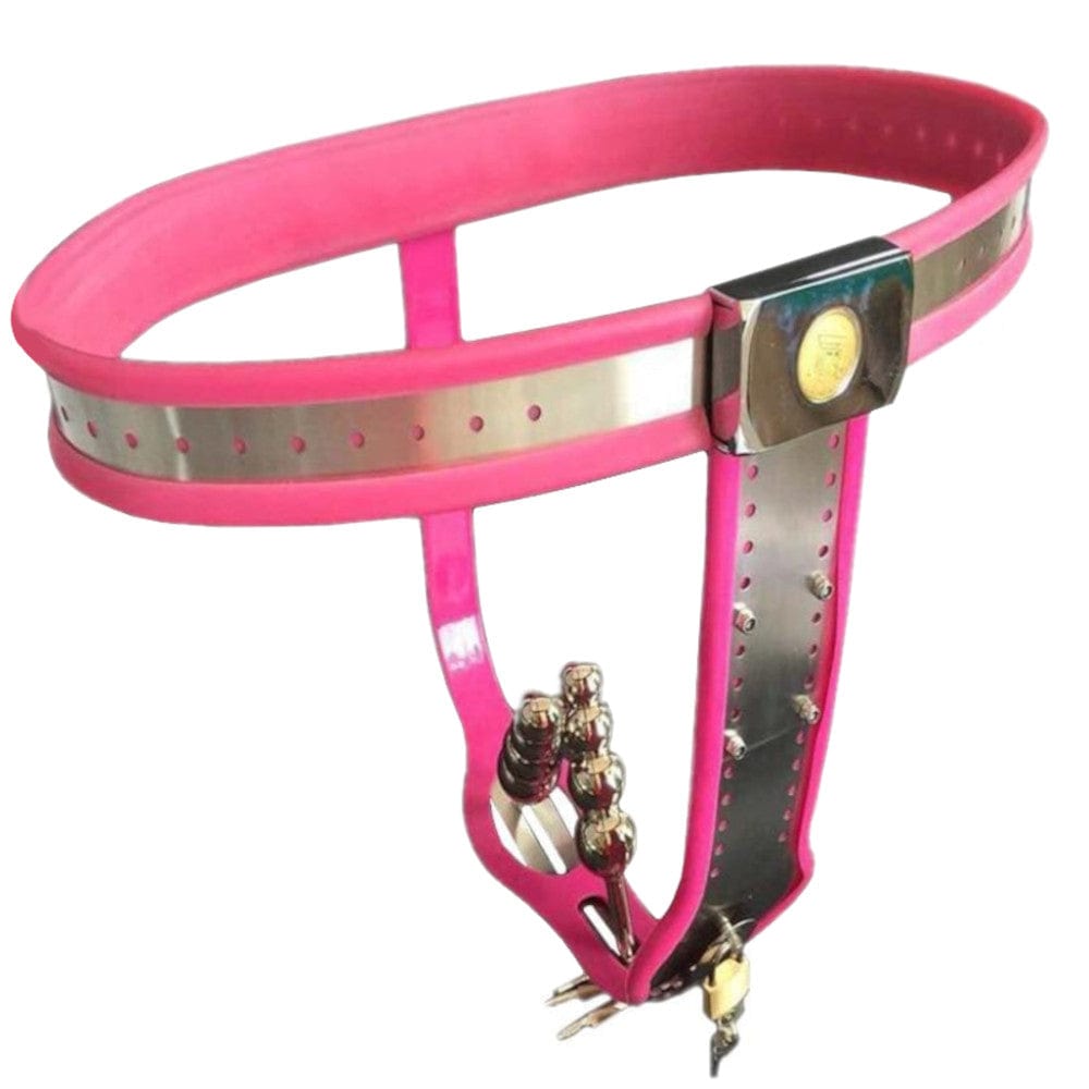 Feast your eyes on an image of Locked and Loaded Belt featuring five bead diameter options for added comfort.
