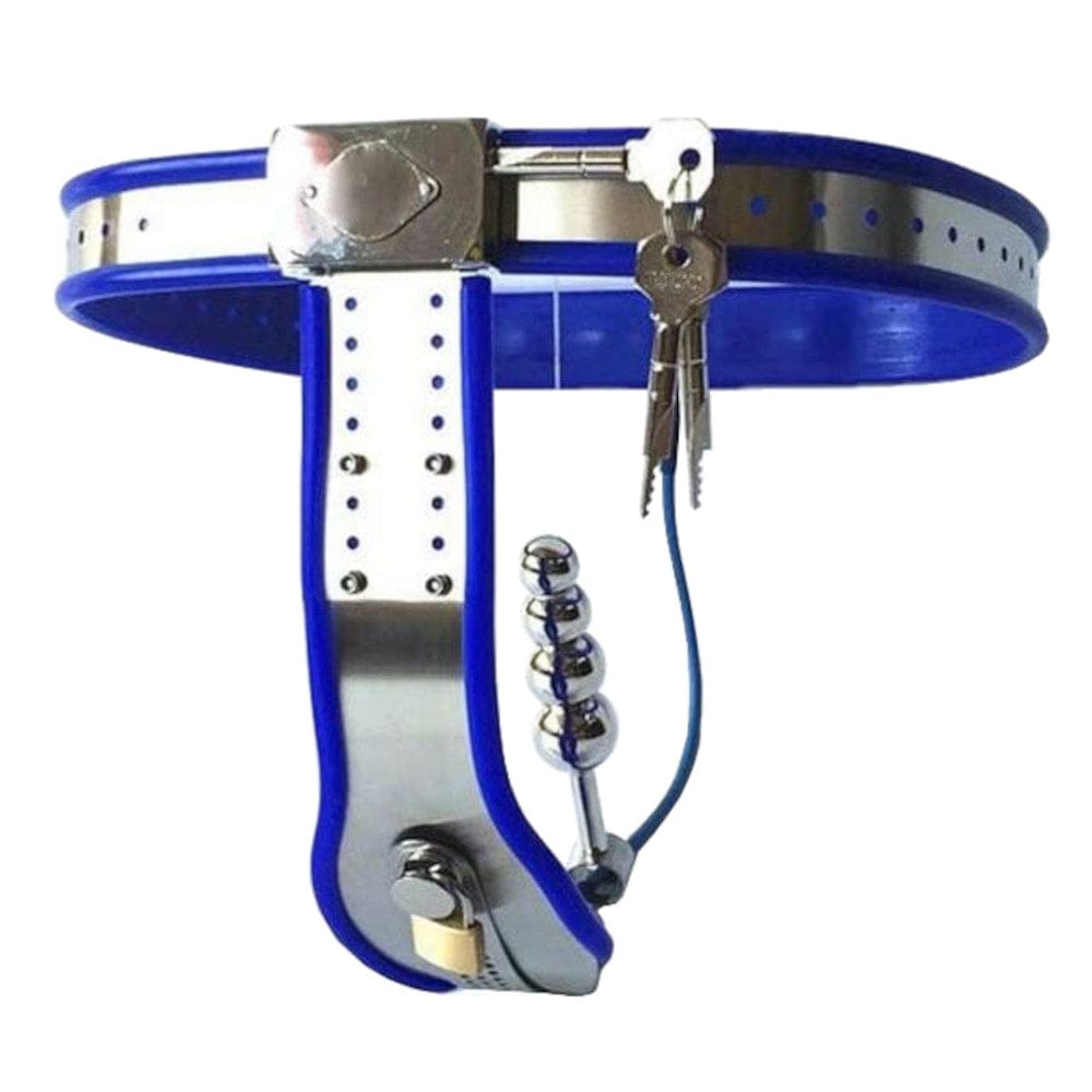 This is an image of Orgasm Denial Belt designed for comfort and style in waistlines ranging from 23.62 to 43.31.