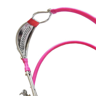 Feast your eyes on an image of Hot Pink Micro Belt, a perfect accessory for exploring female chastity, enhancing intimacy, and control in relationships.