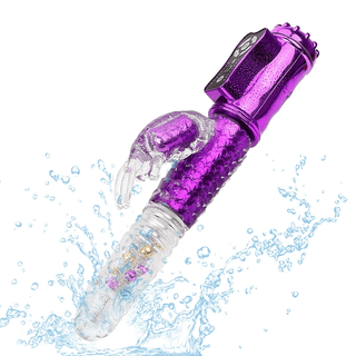 Take a look at an image of Scaly Pleasure 32-Frequency Rotating Vibrator G-spot with 9.25 inches length