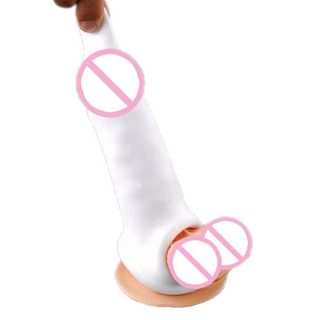 No More Shortcomings Male Stamina Trainer - Compact 6.10-inch TPE device with stimulating ribs and dots for enhanced pleasure.