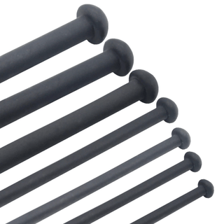 Here is an image of Black Urethral Sounds 7pcs Set with a range of widths from 0.17 to 0.45 for gradual increase in size.