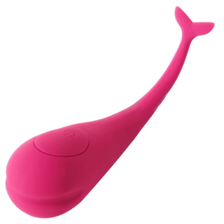 Featuring an image of Waterproof Whale Bluetooth Vibrator Remote, measuring 4.72 inches in length and 1.38 inches in diameter, perfect for intimate exploration.