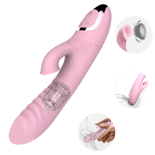 Baby Pink Clit Sucking G-Spot Vibrator for Women