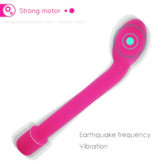 View an image of Targeted Dildo G Spot Vibe Pink, crafted from skin-friendly ABS material for a safe and comfortable experience.