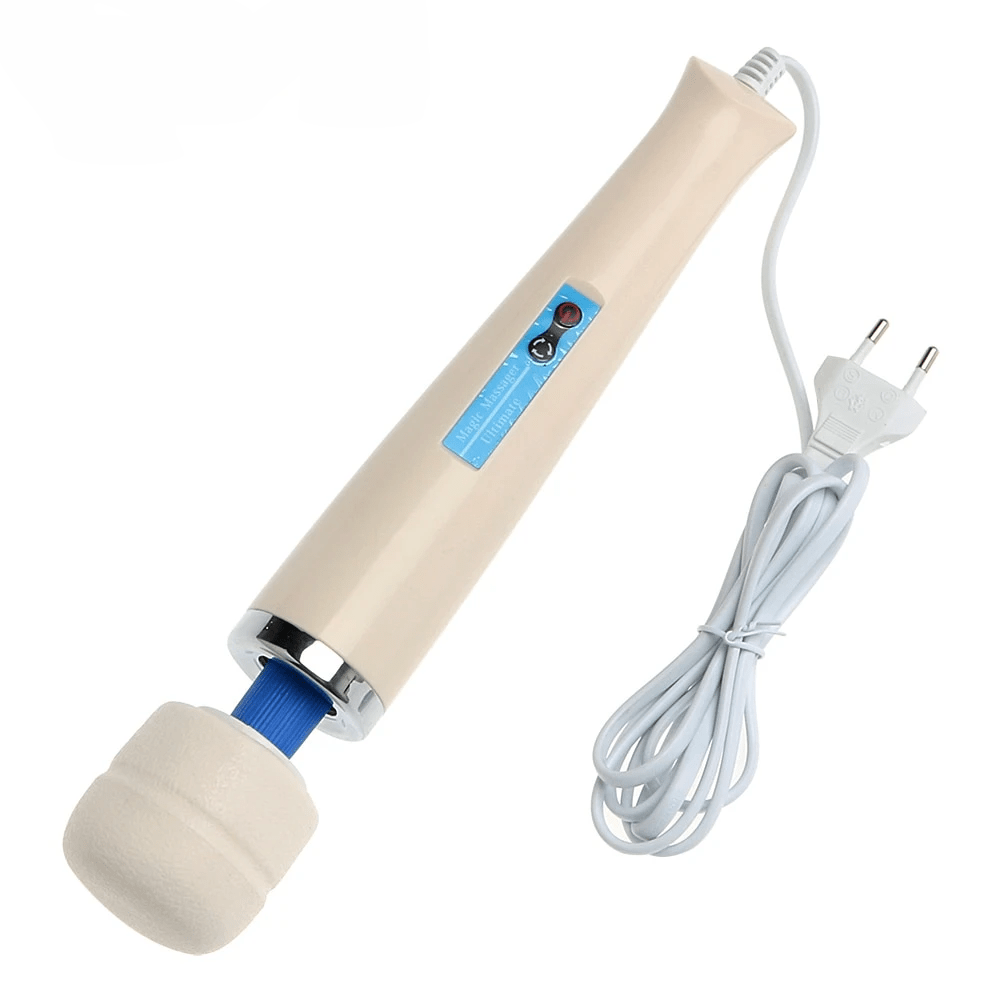 Take a look at an image of Hitachi Magic Wand Massage Vibrator, a powerful 30-speed intensity toy for infinite pleasure.