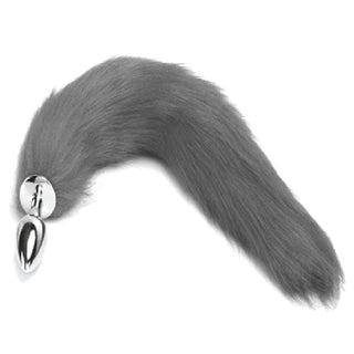 Presenting an image of Flirty Fox Tail Cat Tail 16 Inches Long Plug with a 1.06-inch wide plug, suitable for both beginners and experienced users.