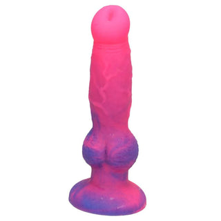 Waterproof Animal Werewolf Dog Silicone Knot Dildo With Suction Cup