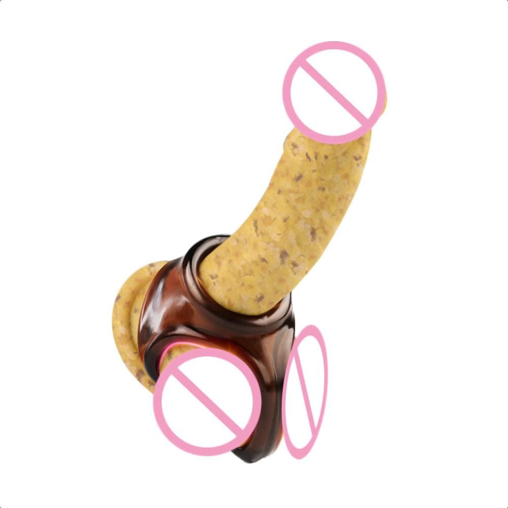 Dual silicone cock ring for increased stamina and enhanced performance