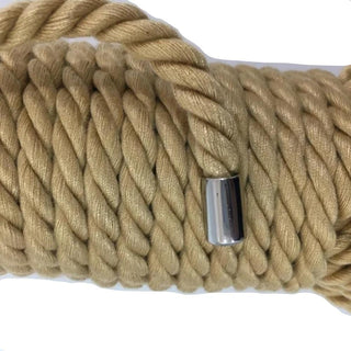 An image displaying the adaptability and complementing features of the bondage rope for intimate play.