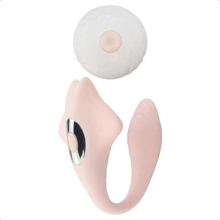 You are looking at an image of Sensual Stingray Wearable Clit Underwear Remote Butterfly Vibrator G-Spot Hands Free Sex Toy made of silicone material