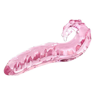 Pink Octopus Glass Dildo Tentacle Spiked Wand