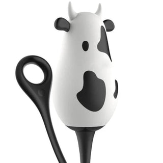 Observe an image of Animal-inspired Heating and Vibrating Kegel Balls in cute bear and funny cow shapes, designed for pleasure and comfort.
