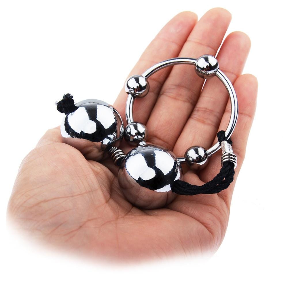 Weighted Ring with Steel Balls and metal beads for a game-changing experience.