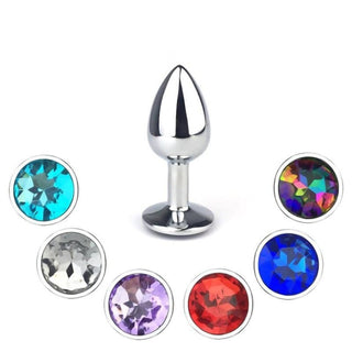 Check out an image of the Cute Beginner Kit Stainless Steel Plug 2.87 Inches Long in silver color