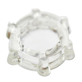 Featuring an image of Cock Head Ring with Clear Ring Foreskin Lock for heightened sensitivity and enhanced pleasure.