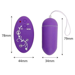 Image of a silent clit egg underwear vibrator butterfly in purple rose for discreet and powerful sensations.