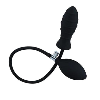 What you see is an image of Twirling Torpedo Inflatable Anal Trainer Silicone, a sleek and slender anal plug designed for ultimate pleasure.