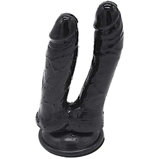 You are looking at an image of DIY Stimulation Double Penetration Dildo with one dildo designed for pussy and the other for ass.