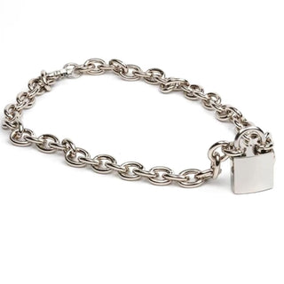 Locking Chain Bondage Necklace Choker