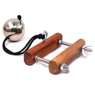 Wooden Ball Buster Compressor, compact and adjustable for personalized pleasure and pain.