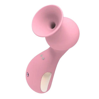 Take a look at an image of Ergonomic Tongue Orgasm Clit Sucker Vibrator Nipple Stimulator with a unique whirlpool-like opening for extreme sensual delight.