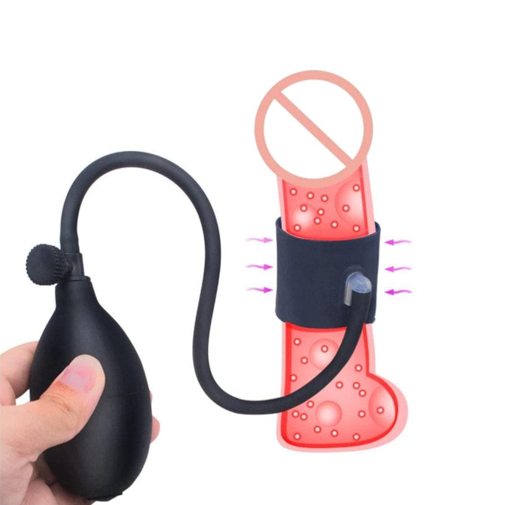 Inflatable Ring Penile Massage Non-Silicone