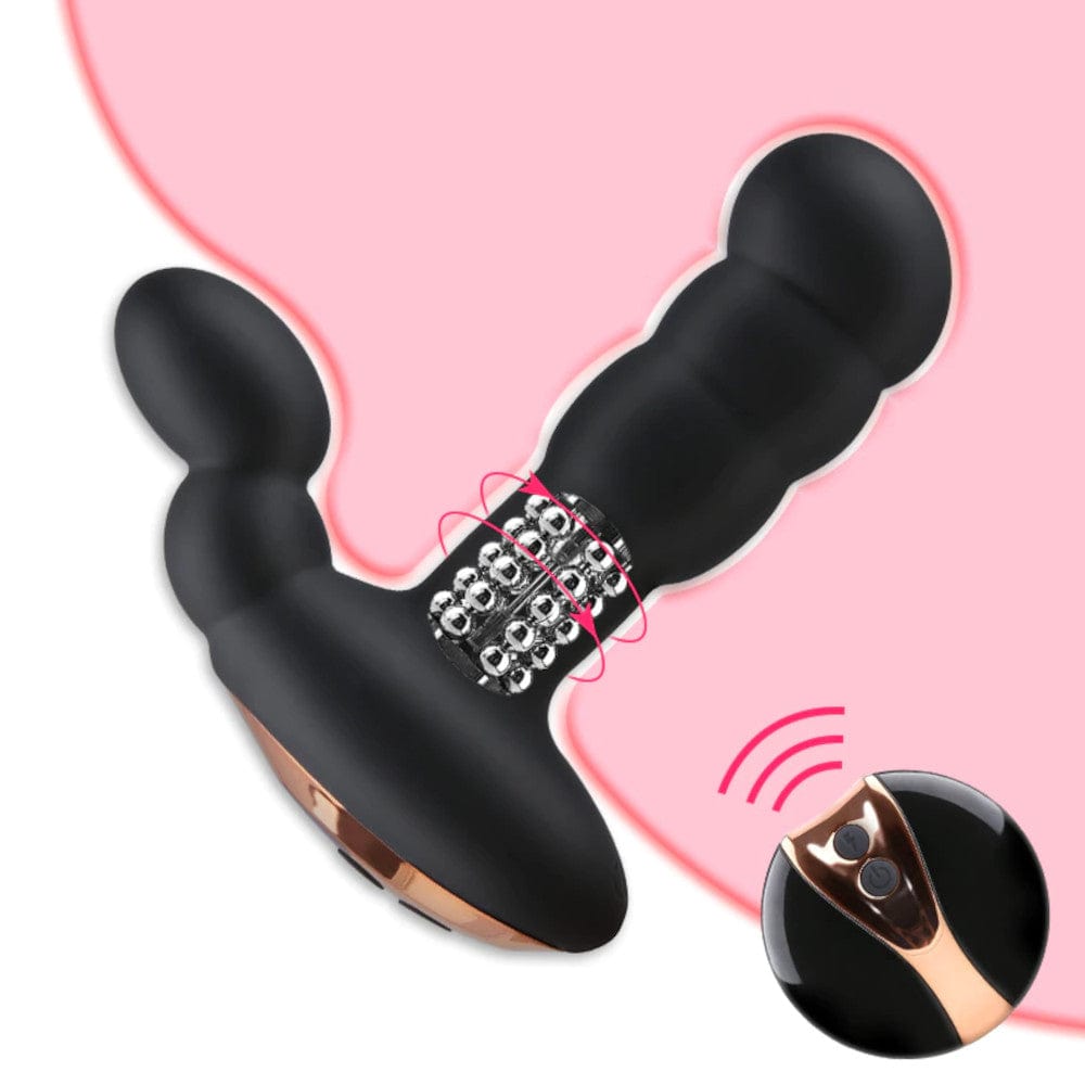 Check out an image of Extreme Stimulating Prostate Massage Milker in black color for luxurious comfort.