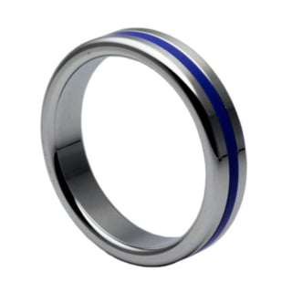 Sleek and stylish aluminum metal ring for enhanced pleasure