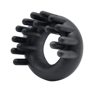 Pictured here is an image of Erection Squeeze Soft Ring in black color, designed for enhanced pleasure and comfort.