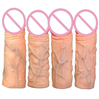 Instant Growth Natural Silicone Penis Sleeve Penis Extender