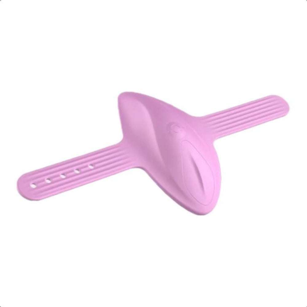 Featuring an image of Sensation Overload 3-in-1 Nipple Sucker in pink silicone material with dimensions 3.11 inches in length and 0.59 to 1.69 inches in diameter.