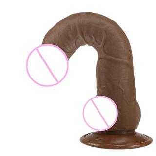 No Fuss Pussy Impaling 11 Inch Soft Dildo, shaped like a real cock for a lifelike experience.