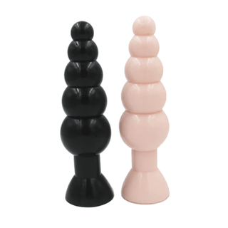 Check out an image of 6 Inch Big Silicone Anal Dildo with Suction Cup, black color, made of medical-grade silicone.