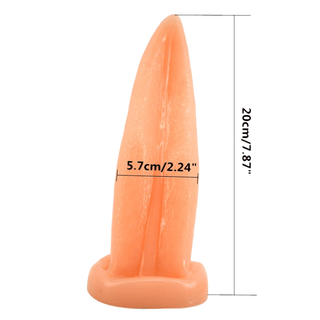 This is an image of the Tongue Stimulation Monster Dildo, a safe and body-friendly sex toy for unforgettable sensations.