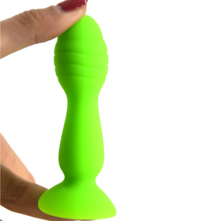 This is an image of the 3 inch dildo in yellow color for sensual anal training.