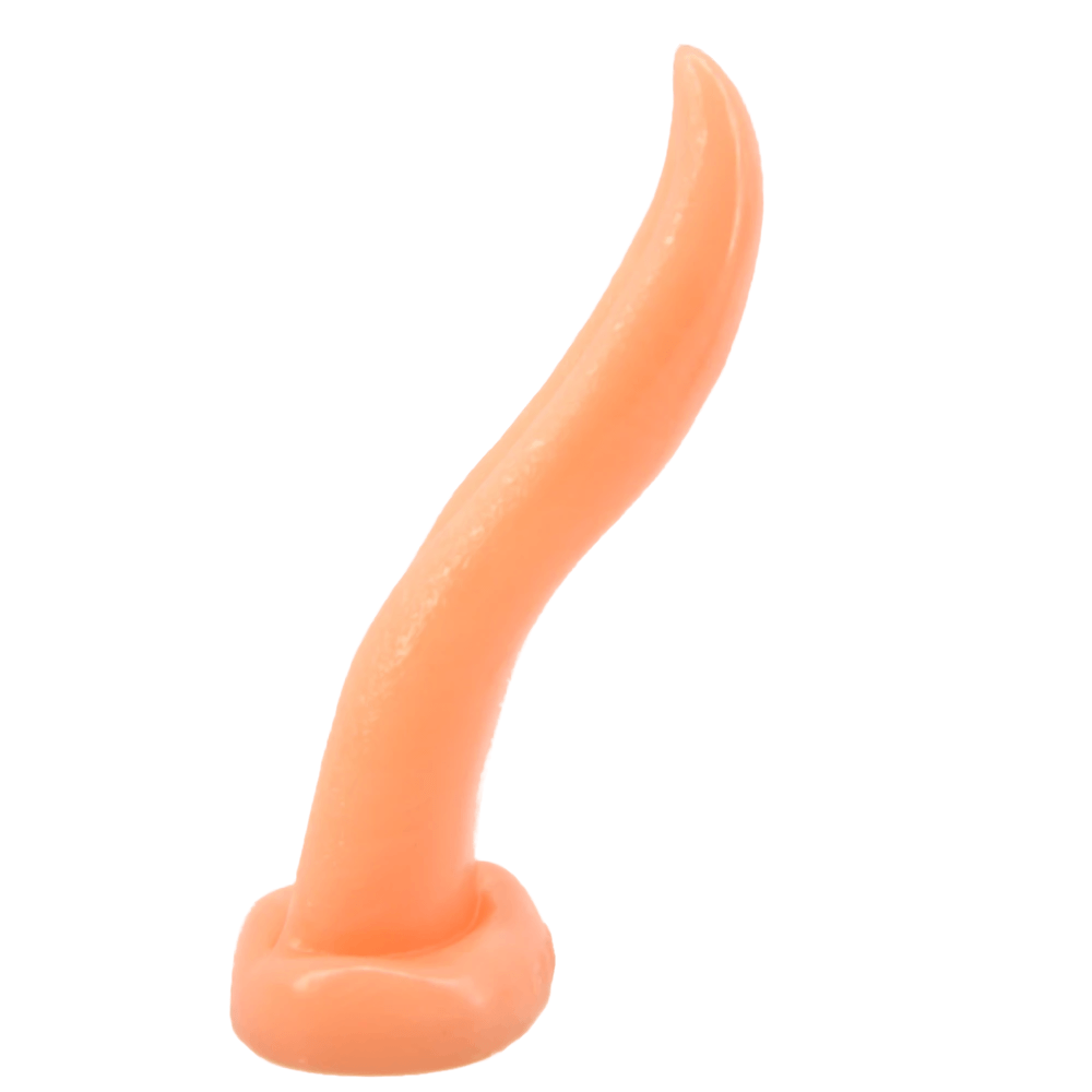 This is an image of the Tongue Stimulation Monster Dildo, a unique toy to level up your sex game for a wild experience.