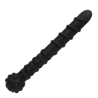 Sensual Spiked Rectal Stimulation Ribbed 7 Inch Anal Dildo