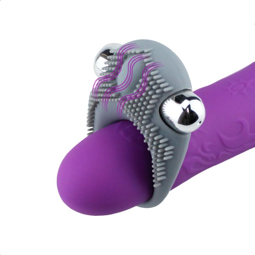 Mind-Blowing Silicone Bullet Vibrating Cock Ring Sex Toys For Couple