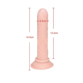 Upgrade your sex play with the Thin 5 Inch Dildo With Strap On Kit.
