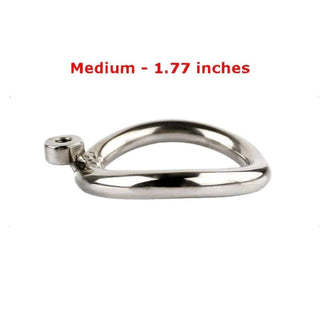 In the photograph, you can see an image of Dome of Denial Device, available in three ring sizes for a personalized and comfortable fit during chastity play.
