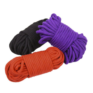 You are looking at an image of Dark Desire Soft Rope Toy for Cotton Nylon Bondage in purple color