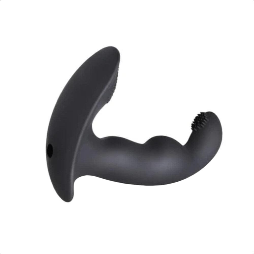 This is an image of the Black Butterfly Vibrator Wearable Underwear Prostate Massager, crafted from high-quality silicone for comfort and safety.